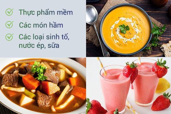 mới nhổ răng nên ăn gì
