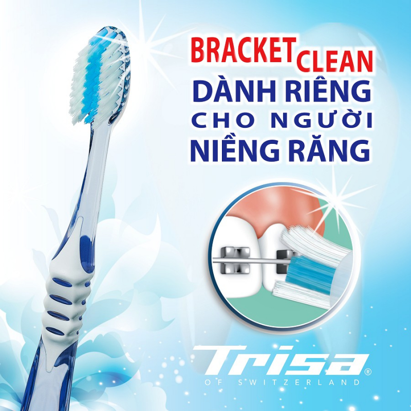 Bàn Chải Đánh Răng Cho Người Niềng Răng Trisa Bracket Clean