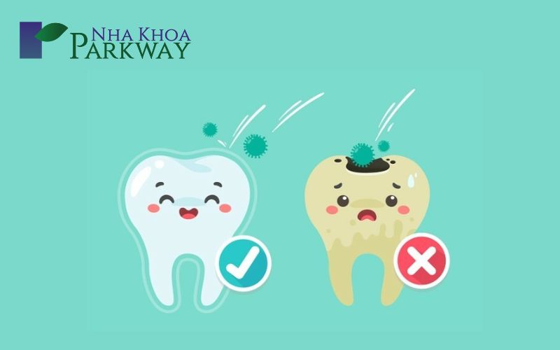 Tình trạng răng hàm bị sâu chỉ còn chân răng