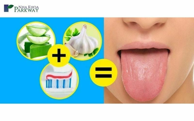 Gợi ý những cách vệ sinh lưỡi bằng tỏi, nha đam và kem đánh răng