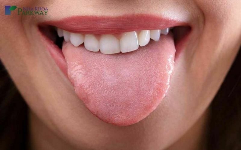 Hình ảnh lưỡi và răng hàm trên