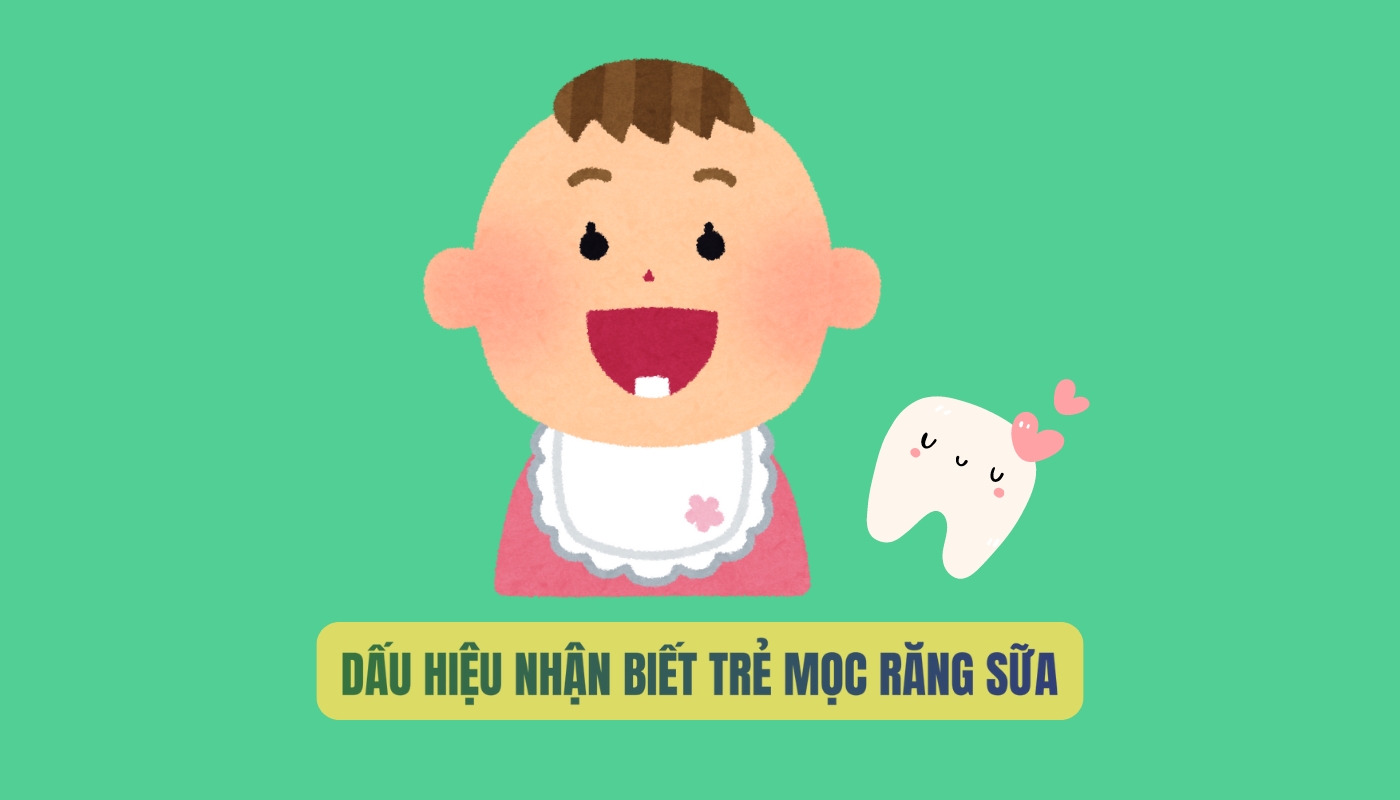 Trẻ mọc răng sữa bị sốt có sao không?