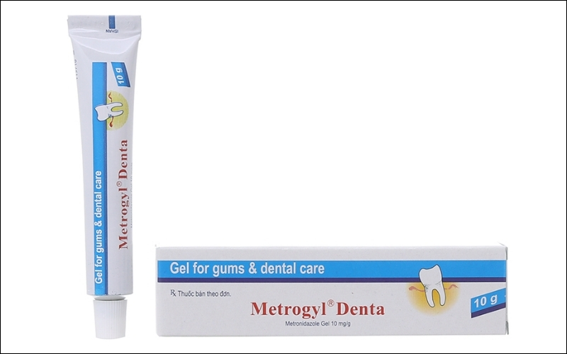 Thuốc bôi chữa viêm nha chu Metrogyl Denta có tác dụng kháng viêm và giảm đau