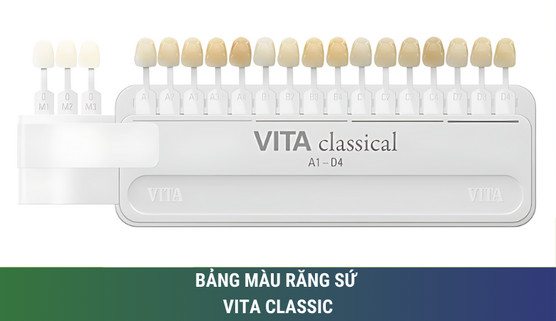 Hình ảnh bảng màu răng sứ vita classic