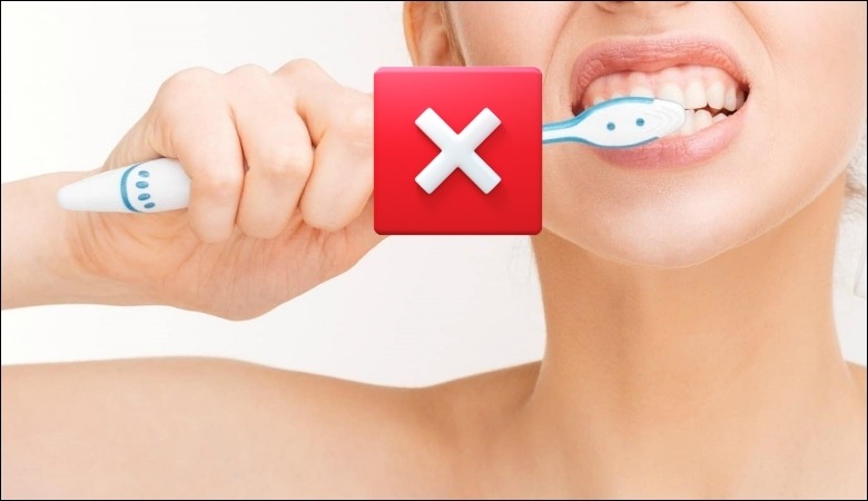 Vệ sinh răng miệng sai cách gây sưng nướu răng