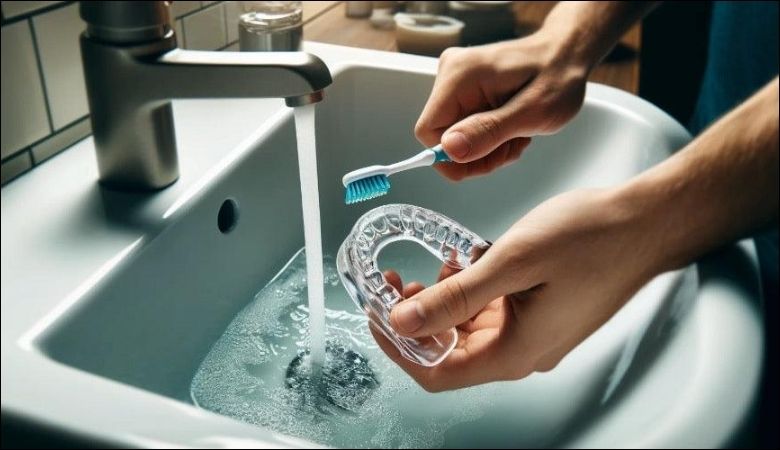 Cách vệ sinh máng chống nghiến răng