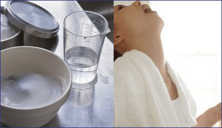 Súc miệng bằng nước muối