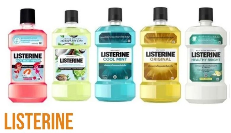 Listerine Total Care, Cool Mint, Zero Alcohol và Advanced Defence