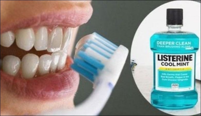 Listerine hỗ trợ làm sạch những khu vực mà bàn chải và chỉ nha khoa khó tiếp cận.